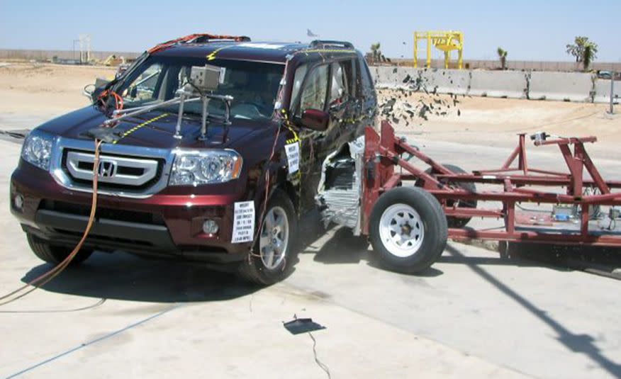 Side Pole Crash Test