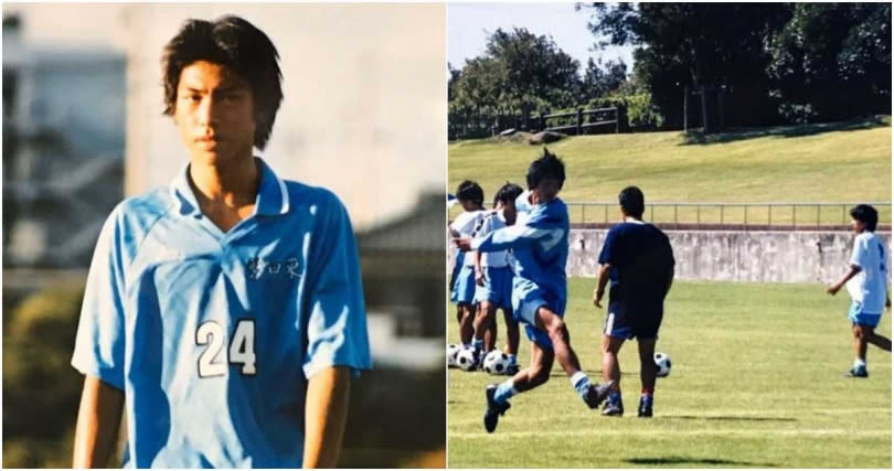 AKIRA慶賀日本贏球，意外揭露過往的球員身分。（圖／翻攝自Instagram／exileakira_official）
