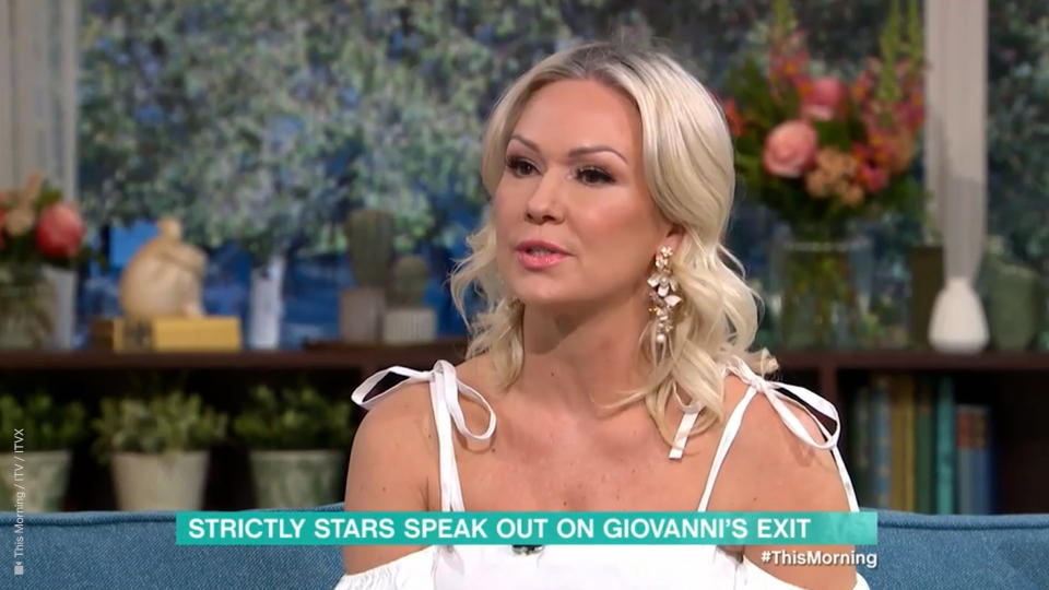 Former Strictly pro Kristina Rihanoff  defends Giovanni Pernice as ‘easy-going’