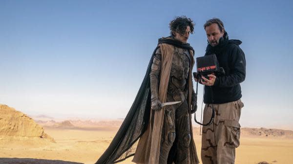 Timothée Chalamet y Denis Villeneuve (Imagen: Warner Bros.)