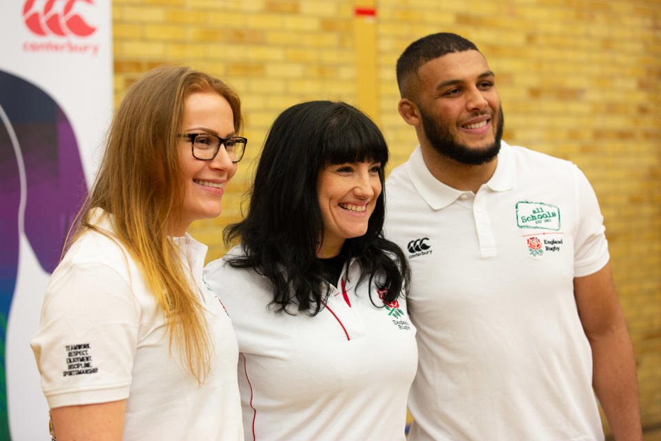 Lewis Ludlam (right) has made eight Test appearances for England, including two at this year's Guinness Six Nations