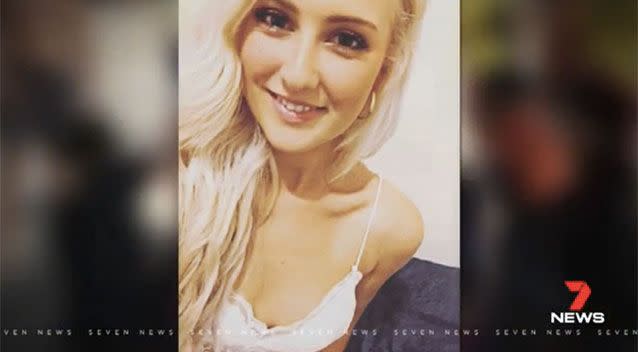 Jet ski crash victim Emily Collie. Picture: 7 News