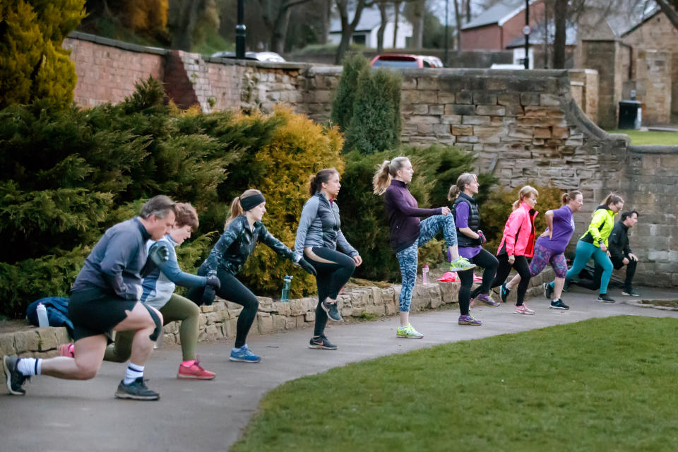 People taking part in 