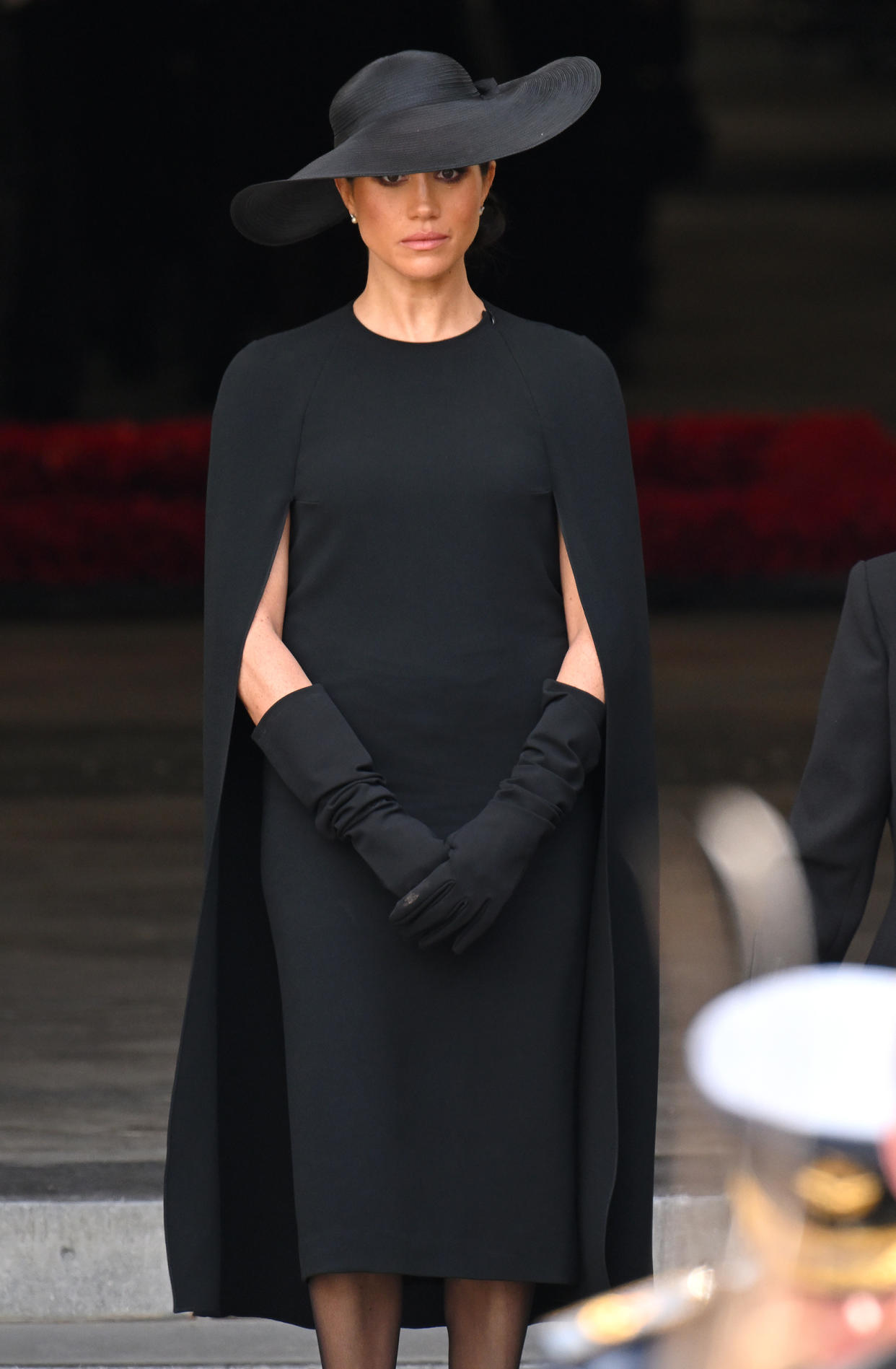 Meghan Markle at Queen Elizabeth's funeral (Karwai Tang / WireImage)