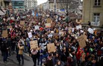 Fridays For Future climate march in Lausanne