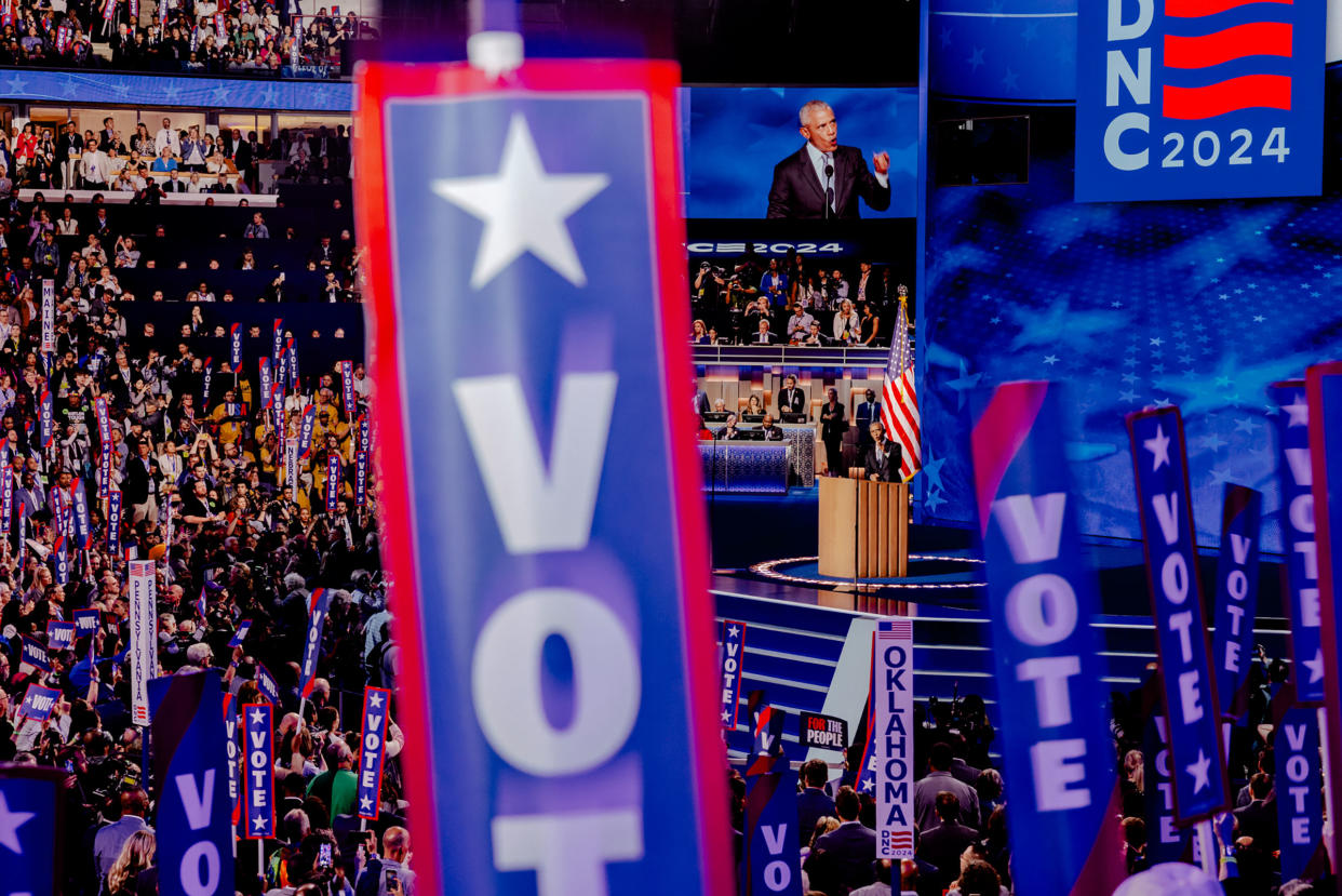 Barack Obama’s Speech at 2024 DNC Full Transcript