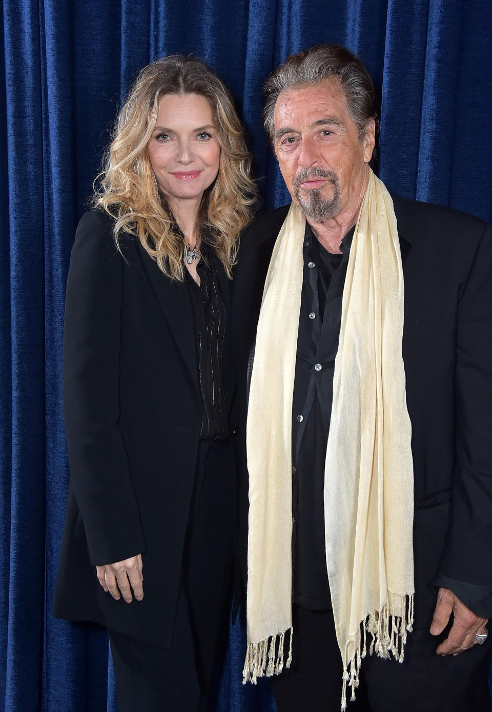 Michelle Pfeiffer y Al Pacino en el 35 aniversario de 'Caracortada' en 2018 en New York City. (Foto de Theo Wargo/Getty Images for Tribeca Film Festival)