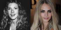 <p>Both Cara Delevingne and Stevie Nicks exude a rocker chic energy that's undeniable, but the two also share the same round button nose.</p>