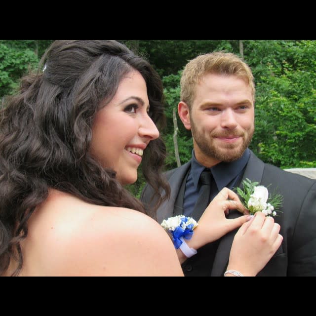 Don't ever say Kellan Lutz isn't good to his fans! The 30-year-old <em>Twilight</em> star made one lucky girl's dreams come true on Saturday, when he took Brianna Siciliano to her prom in New Jersey. Brianna won a contest to have a video chat with the handsome actor over a year ago, and the two have remained friends ever since. Check out Brianna in a lovely floor-length blue gown, and Kellan in a dapper black suit, doing the classic prom picture pose! <strong>WATCH: Kellan Lutz Talks Getting Ripped for 'Hercules'</strong> I got my dream prom date today. Thank you @kellanlutz for everything (I'm considering this my first ever date fyi) pic.twitter.com/IO8HWk0Ubx— Brianna (@briannamaria95) June 6, 2015 Kellan amazingly pulled out all the stops for the 18-year-old girl's big night. The <em>Bullseye </em>host picked her up in a Bentley, and even wore a boutonniere. ���� pic.twitter.com/YCJVjF6rXO— Brianna (@briannamaria95) June 6, 2015 "I got my dream prom date today," Brianna tweeted. "Thank you @kellanlutz for everything (I'm considering this my first ever date fyi)." @IwearTeal4KLutz there ya go! Congratulations Lindsee!!! He's my good luck charm too! pic.twitter.com/bYMBoVUfk4— Brianna (@briannamaria95) June 6, 2015 "I love her so much," Kellan sweetly said. "It was the best night ever." It's safe to say nobody had a better prom than Brianna. <strong>NEWS: 5 Things You Don't Know About Kellan Lutz</strong> ET recently went behind-the-scenes of Kellan's new Fox reality show, <em>Bullseye</em>. Watch below!