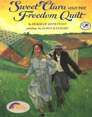 This 1995 classic is a fictional story of a seamstress who helps fellow enslaved people find freedom on the Underground Railroad using a quilt. (By Deborah Hopkinson, illustrated by James Ransome)