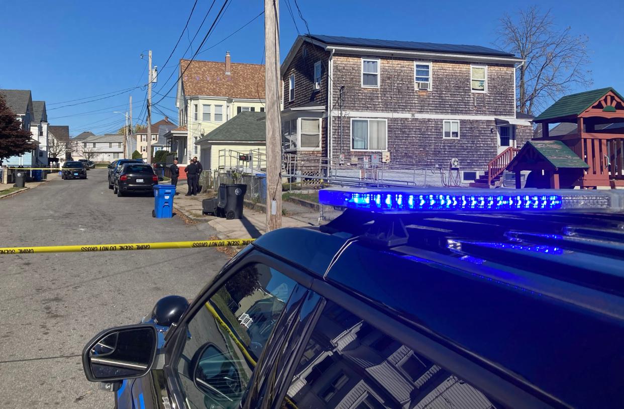 Cranston police responded to a Tuesday morning shooting on Queen Street.