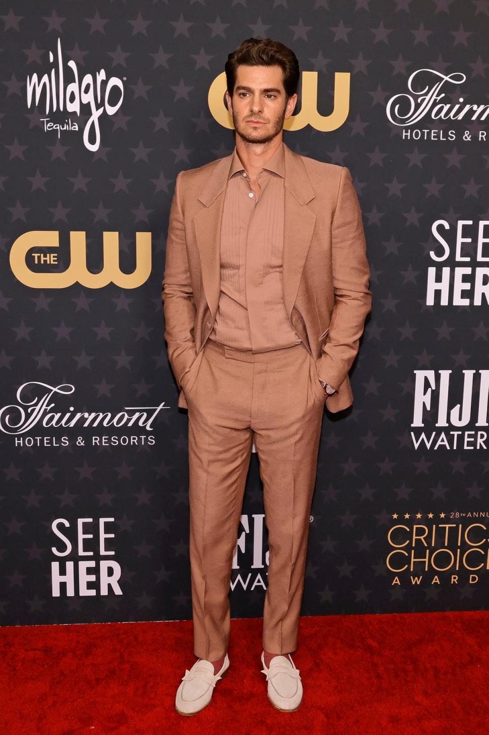 Andrew Garfield at the 28th Annual Critics Choice Awards (Getty Images for Critics Choice)