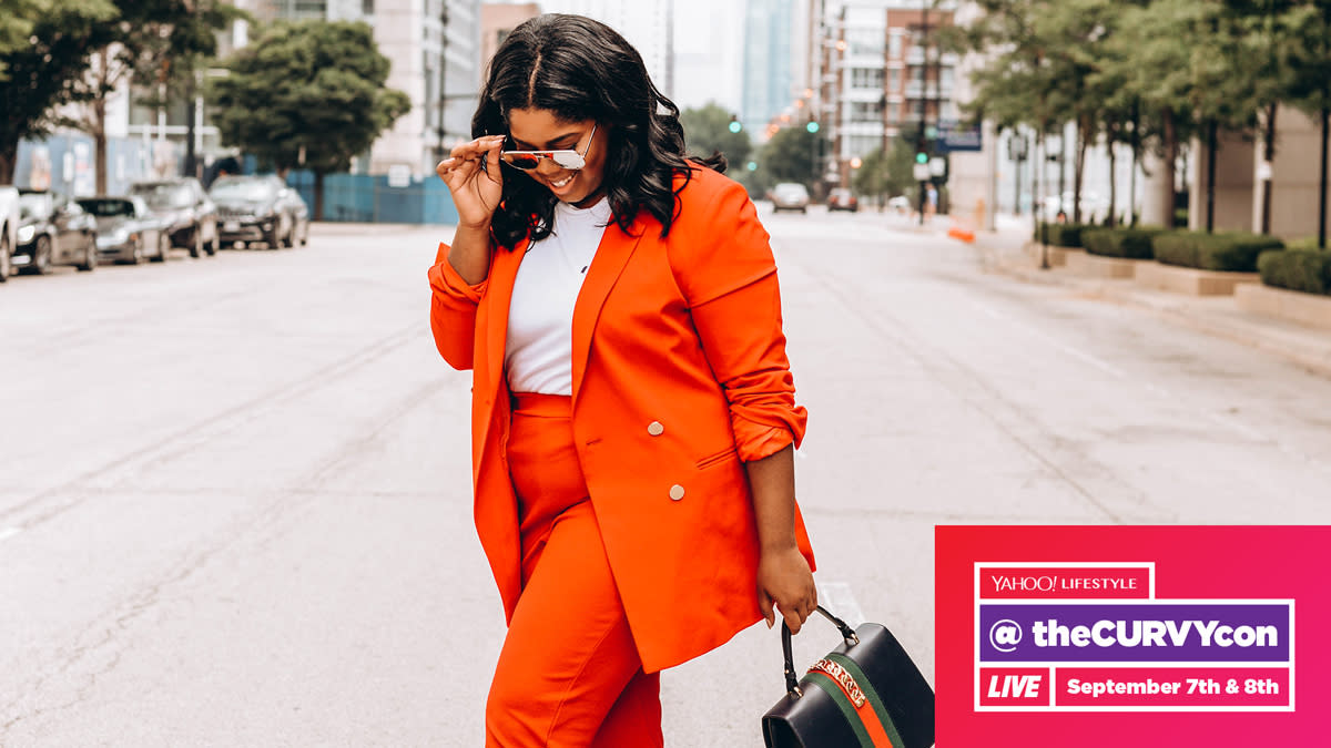 Plus-size blogger Hayet Rida will be on a panel at theCURVYcon, a three-day event in New York City, Sept. 6-8. (Photo: Courtesy of Hayet Rida)