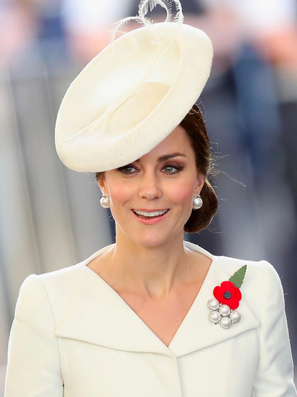 Tum-thing to tell us, Kate? Source: Getty