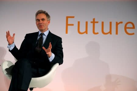 FILE PHOTO: Bank of England Deputy Governor Ben Broadbent speaks at the 'Future Forum 2017' event in St George's Hall, Liverpool