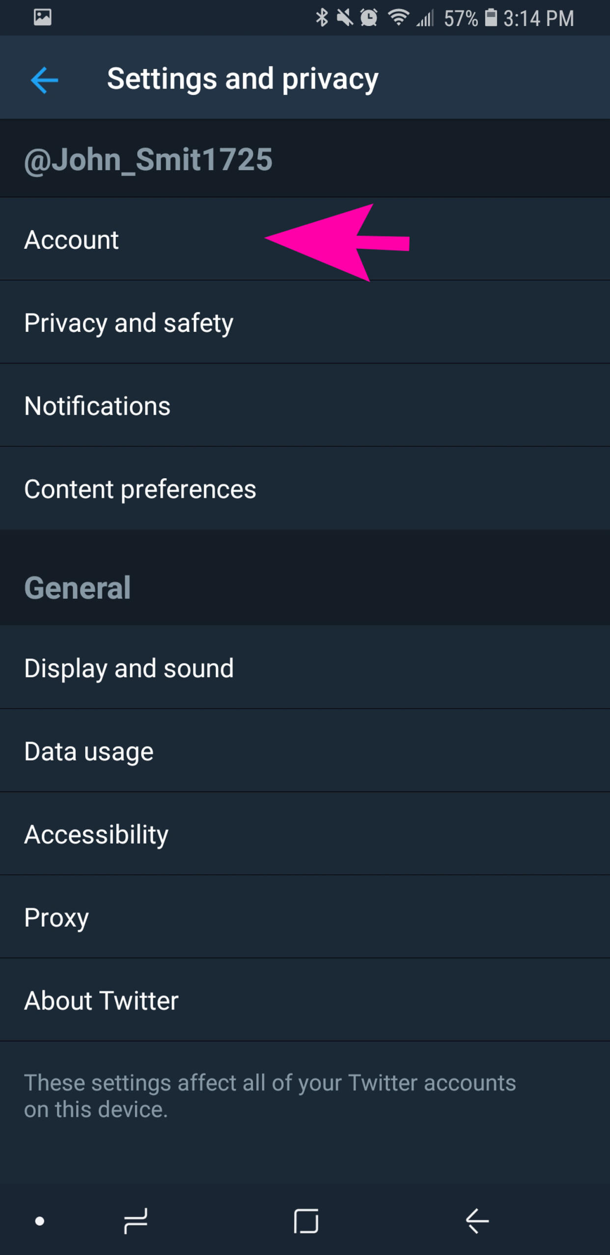 how to delete twitter on android