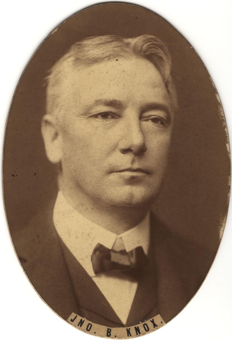 John Knox, an attorney from Anniston, served as president of the 1901 Alabama constitutional convention. "And what is it that we want to do?" Knox said in a speech shortly after the convention elected him to the position. "Why, it is, within the limits imposed by the Federal Constitution, to establish white supremacy in this state."