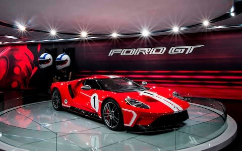 The Ford GT - Credit:  JEWEL SAMAD/AFP