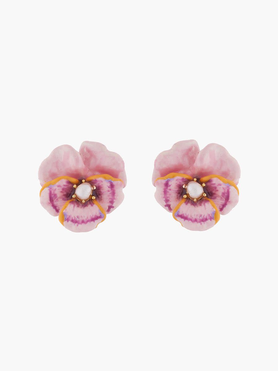 Thousand Pansies Earrings