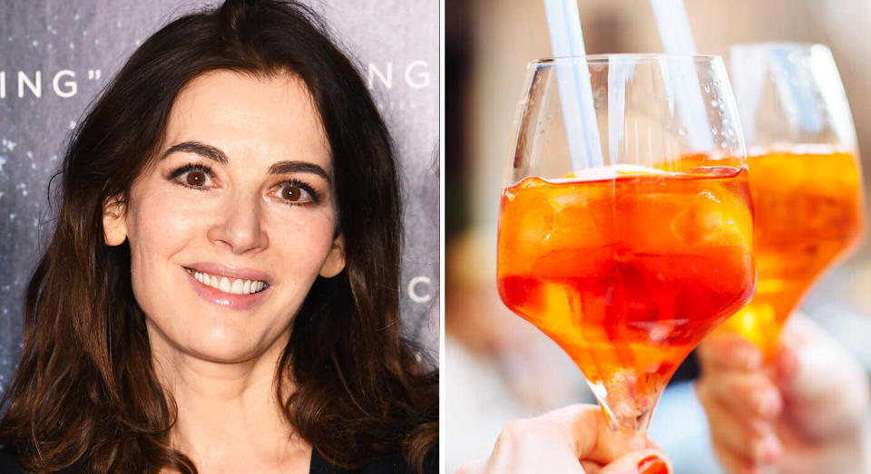 Nigella Lawson has waded into the Aperol Spritz debate [Photo: Getty]