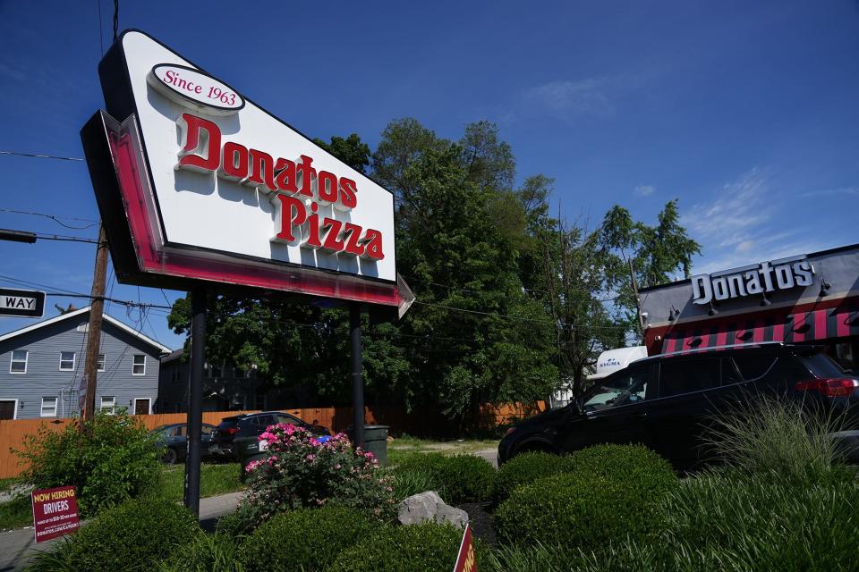 Jim Grote built the first Donatos pizza shop on Thurman Avenue in 1974. It still operates to this day.