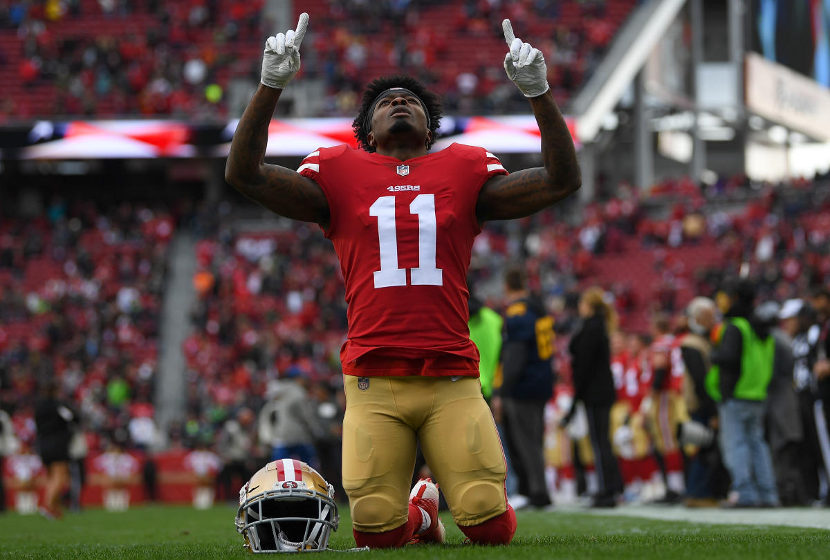 49ers star Marquise Goodwin's wife loses twin sons at 19 weeks