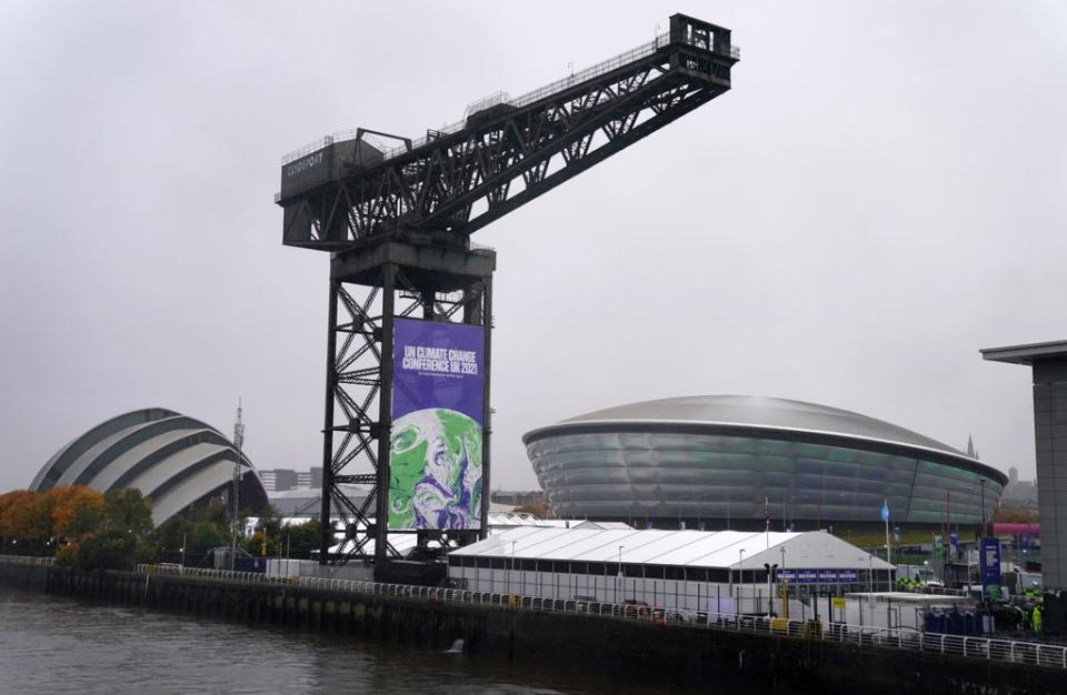 Bear Grylls was speaking at an event during Cop26 (Andrew Milligan/PA) (PA Wire)