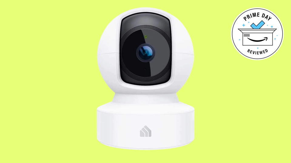 This Kasa smart security camera is one of many helpful home essentials on sale for Prime Day.