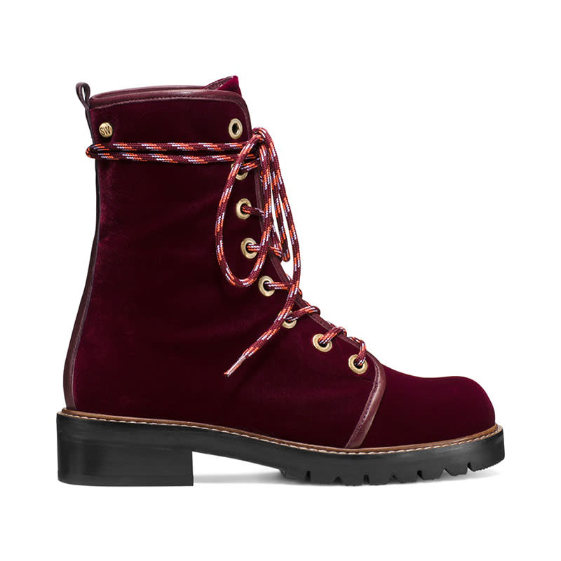 <a rel="nofollow noopener" href="http://www.anrdoezrs.net/links/3550561/type/dlg/https://www.stuartweitzman.com/products/metermaid/bordeaux-velvet/?DepartmentId=602&DepartmentGroupId=5" target="_blank" data-ylk="slk:The Metermaid Boots, Stuart Weitzman, $585Glam it up in a velvet iteration. More form, less function.;elm:context_link;itc:0;sec:content-canvas" class="link ">The Metermaid Boots, Stuart Weitzman, $585<p>Glam it up in a velvet iteration. More form, less function.</p> </a>