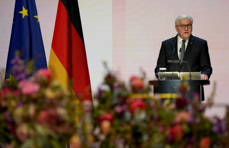 Le chef de l'Etat allemand Frank-Walter Steinmeier le 18 avril 2021 à Berlin
 - Michael Sohn © 2019 AFP