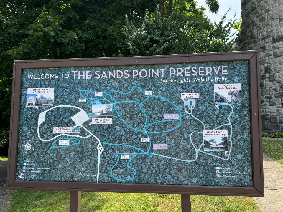 sands point preserve map