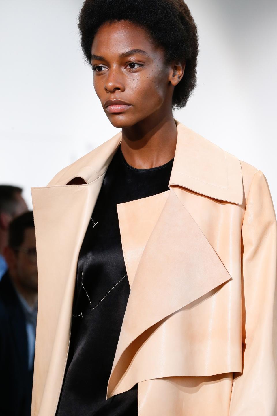 From a fresh-faced Kate Moss on the Spring 1994 runway to a subtle speck of silver in Fall 2017, less-is-more beauty has long reigned at Calvin Klein.