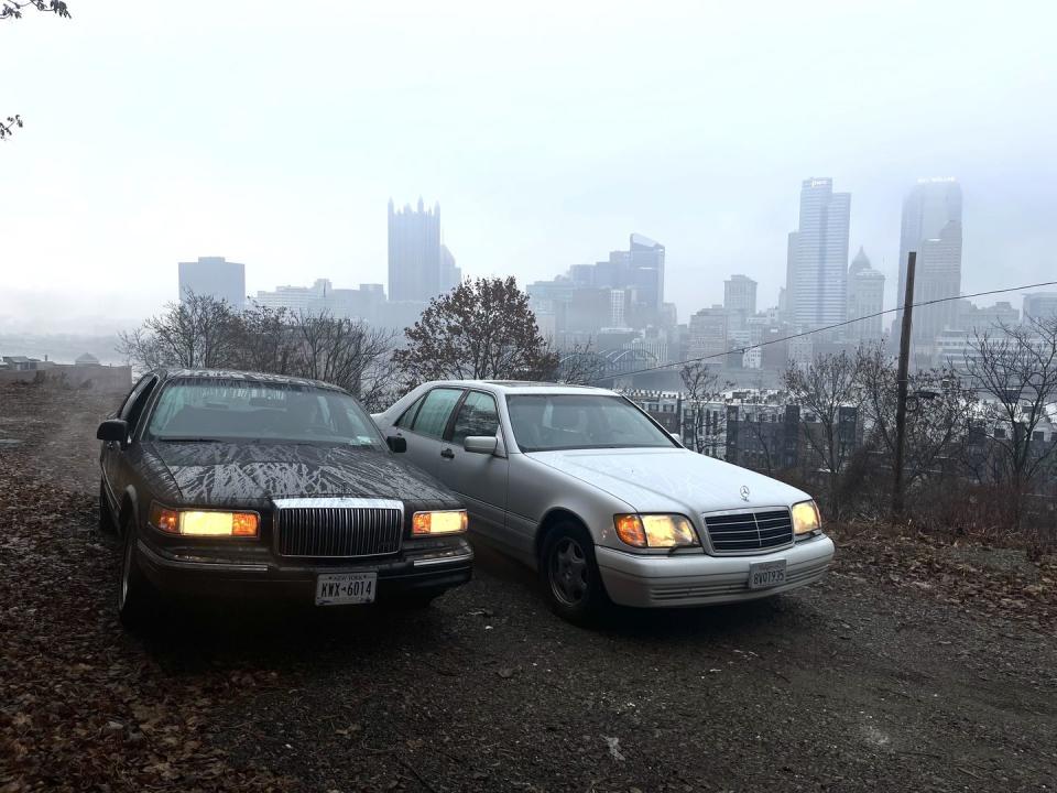 mercedes benz s class and lincoln continental