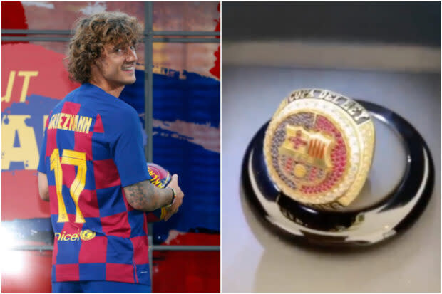 Griezmann bague barça