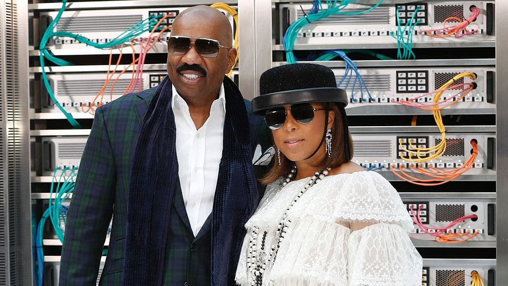 Steve Harvey and Marjorie Harvey