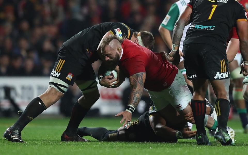 Joe Marler in action for the Lions midweek team in New Zealand in 2017 - GETTY IMAGES