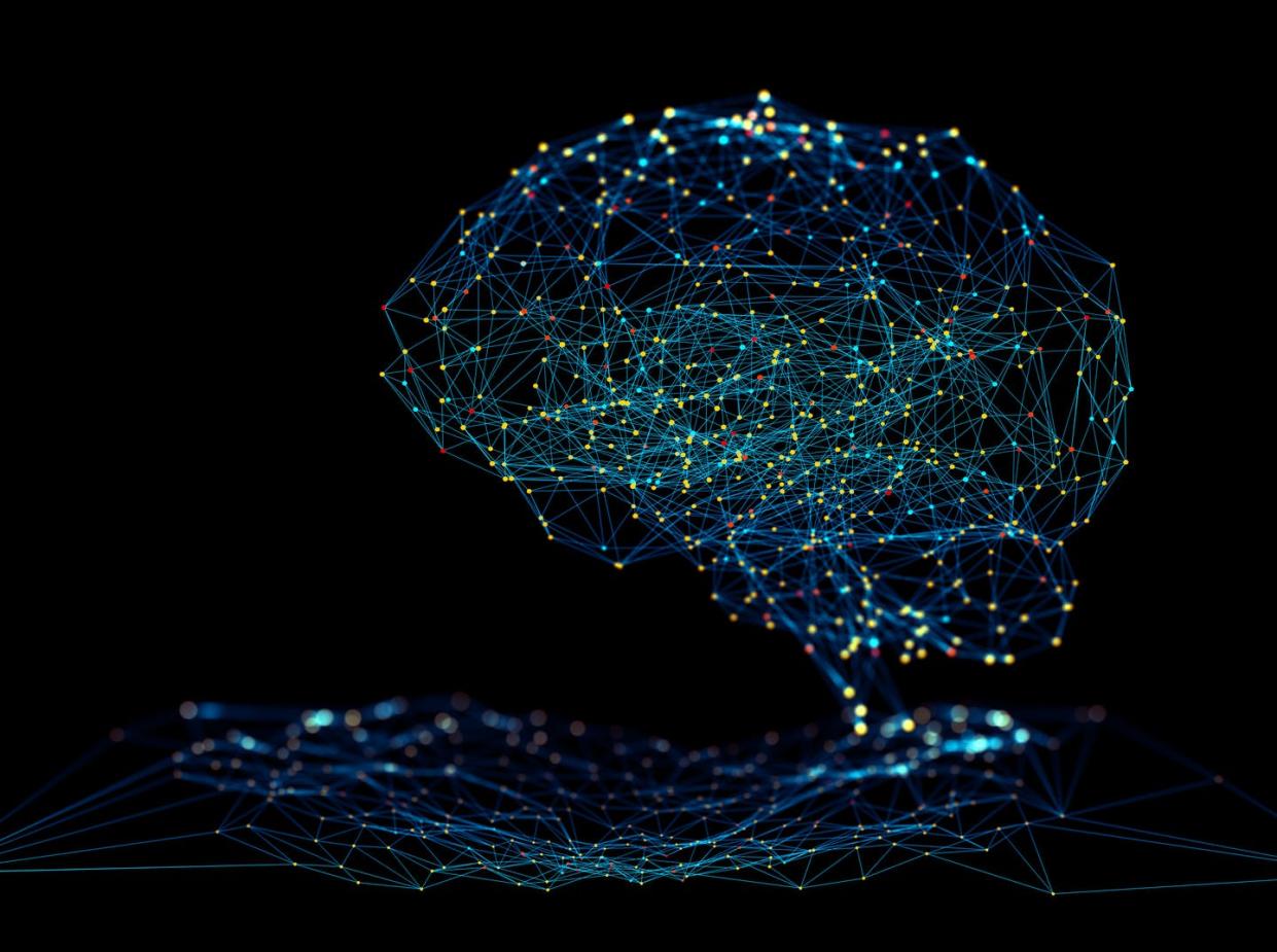 <span class="caption">Neural networks try to simulate the brain by processing data through layers of artificial neurons.</span> <span class="attribution"><a class="link " href="https://www.gettyimages.com/detail/photo/artificial-intelligence-concept-royalty-free-image/1186776025" rel="nofollow noopener" target="_blank" data-ylk="slk:MF3d / E+ via Getty Images;elm:context_link;itc:0;sec:content-canvas">MF3d / E+ via Getty Images</a></span>