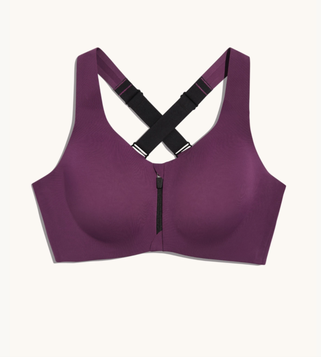 Knix Women's Blue 7+ Catalyst Front Zip Sports Bra Size undefined - $41 -  From Madi