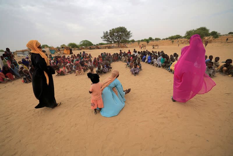 FILE PHOTO: Fleeing Sudanese seek refuge in Chad