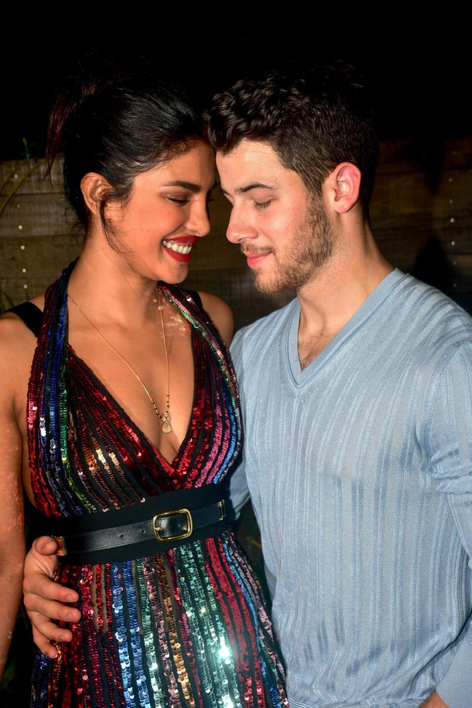 <p>Days after the wedding, the couple are back in business at a launch party for Bumble India - which Priyanka Chopra is an investor in.</p>