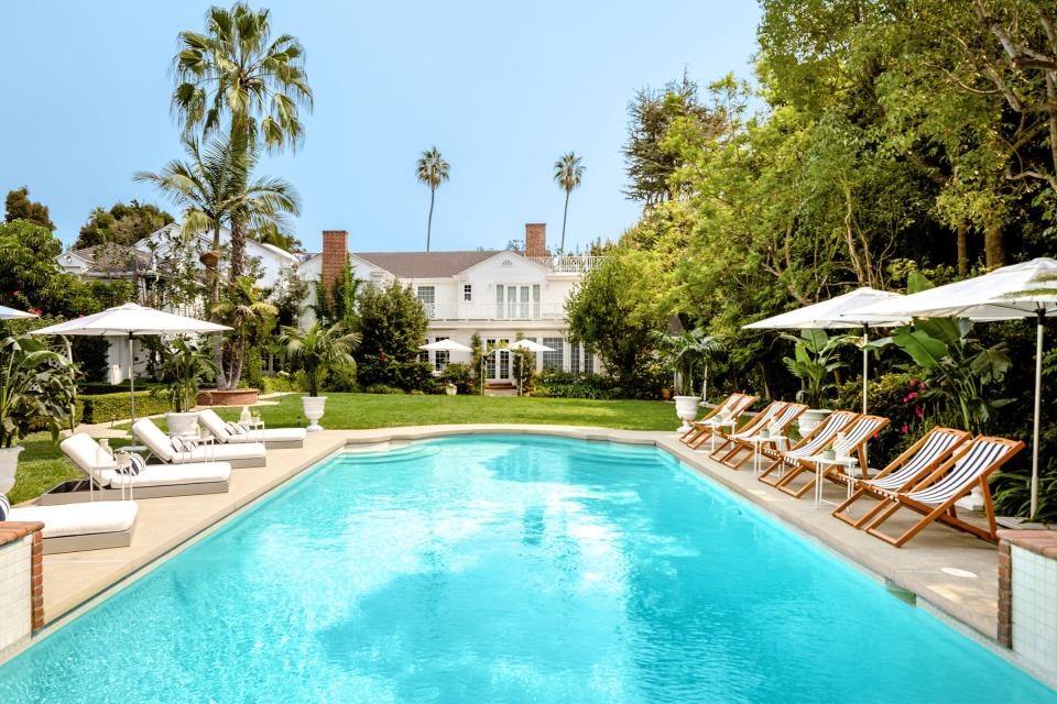 Fresh Prince of Bel Air mansion pool