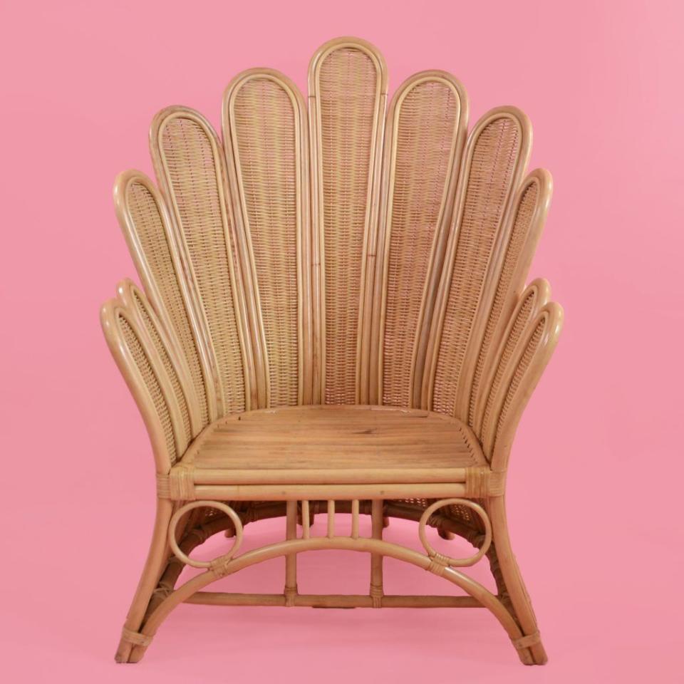 Rattan Palm Frond Chair by Circa Who Originals Collection