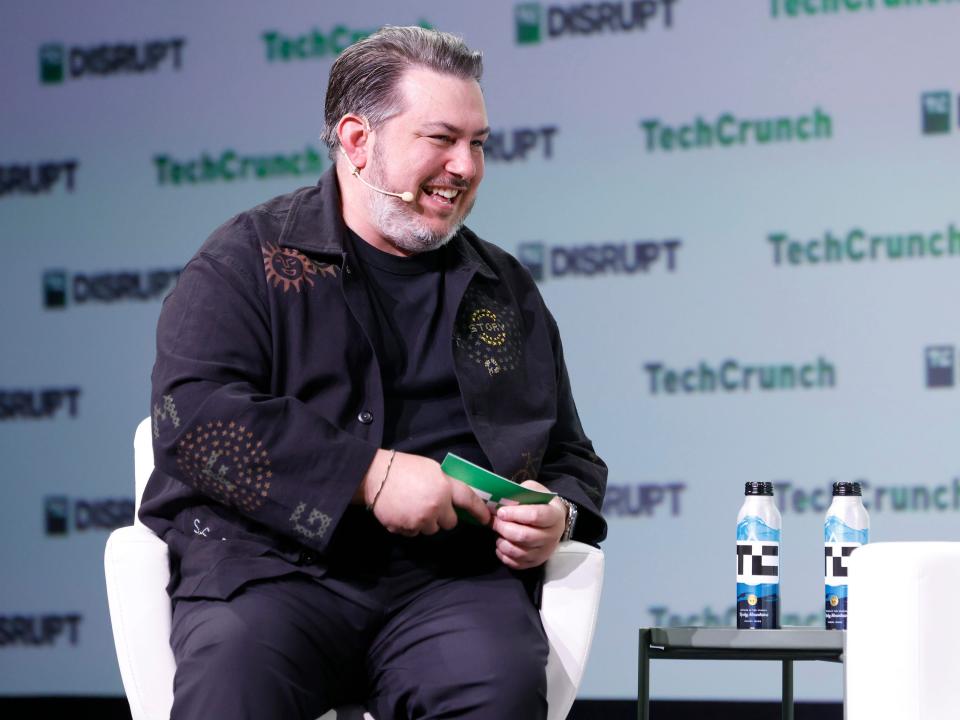 TechCrunch editor-in-chief Matthew Panzarino speaks onstage during TechCrunch Disrupt 2023 at Moscone Center on September 19, 2023 in San Francisco, California.