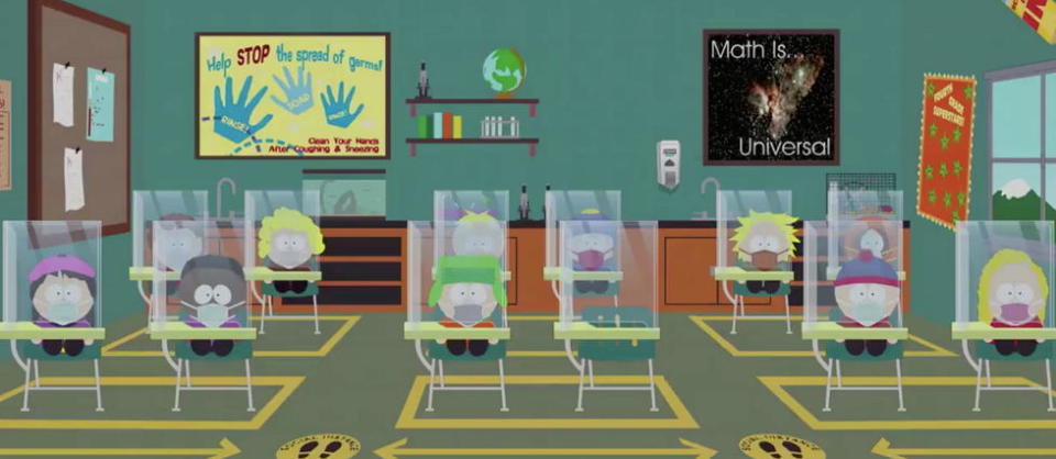 L'épisode spécial consacré au coronavirus de « South Park » sera diffusé mercredi 7 septembre sur la chaîne Comedy Central. 
