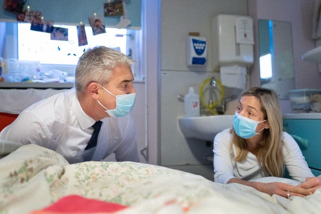 Steve Barclay visit to King’s College University Hospital