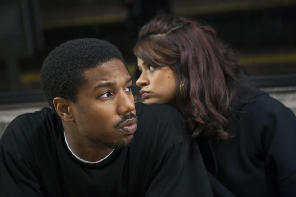 MICHAEL B. JORDAN, MELONIE DIAZ, FRUITVALE STATION, 2013 (Alamy)