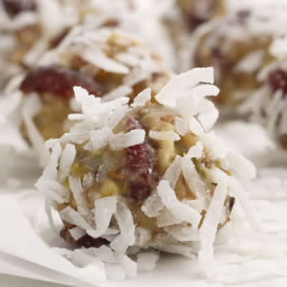 These decadent-looking fruit and nut balls are actually a nutritious nibble in disguise.