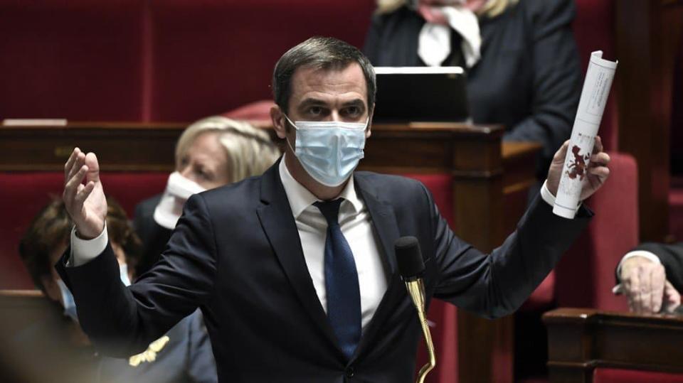 Olivier Véran à l'Assemblée nationale, le 3 novembre 2020 - AFP / Stéphane de Sakutin