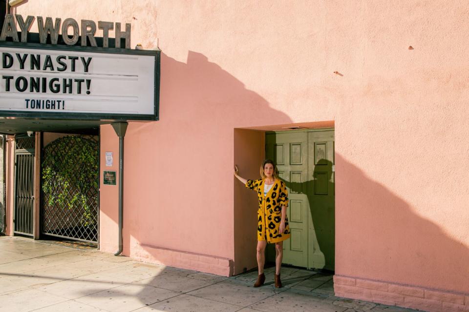 Vanessa Ragland photographed at an L.A. comedy club called Dynasty Typewriter.