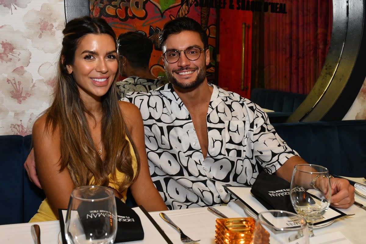 Ekin-Su Cülcüloğlu has given an update on her relationship with Davide Sanclimenti  (Getty Images for boohooMAN)